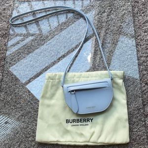 Authenticated Blue Burberry card purse